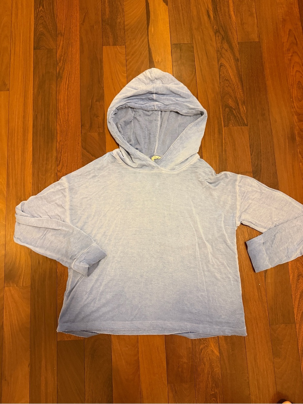 Hippie Rose Cropped Purple Faded Style Hoodie Shirt